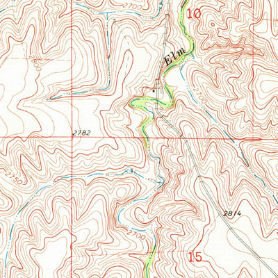 United States Geological Survey Culbertson SE, NE-KS (1970, 24000-Scale) digital map