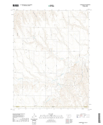 United States Geological Survey Culbertson SW, NE (2021, 24000-Scale) digital map