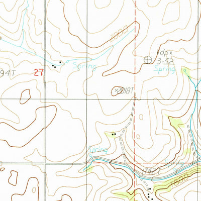 United States Geological Survey Culdesac North, ID (1984, 24000-Scale) digital map