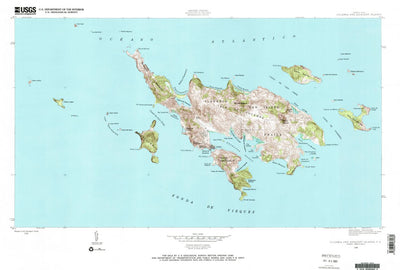 United States Geological Survey Culebra And Adjacent Islands, PR (1948, 30000-Scale) digital map