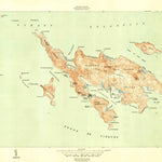 United States Geological Survey Culebra And Adjacent Islands, PR (1950, 30000-Scale) digital map