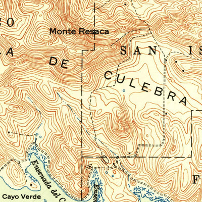 United States Geological Survey Culebra And Adjacent Islands, PR (1950, 30000-Scale) digital map