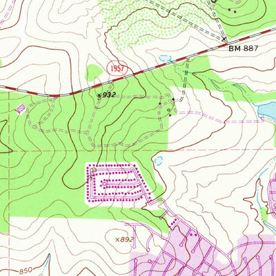 United States Geological Survey Culebra Hill, TX (1966, 24000-Scale) digital map