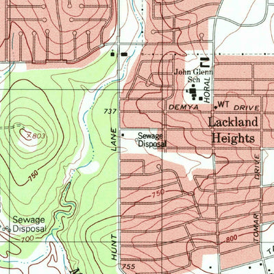 United States Geological Survey Culebra Hill, TX (1993, 24000-Scale) digital map