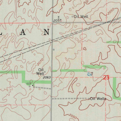 United States Geological Survey Cullison, KS (1968, 24000-Scale) digital map