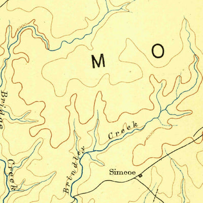 United States Geological Survey Cullman, AL (1888, 125000-Scale) digital map