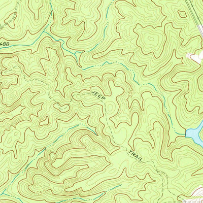 United States Geological Survey Culloden, GA (1974, 24000-Scale) digital map