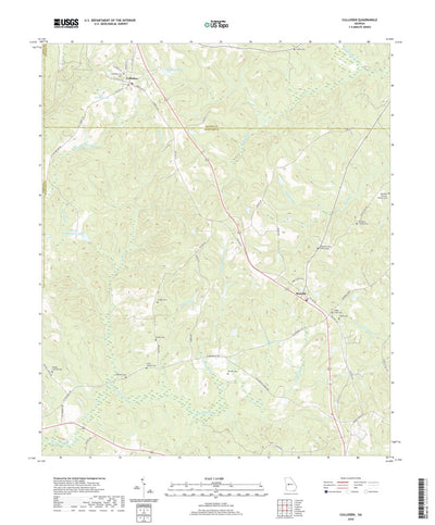 United States Geological Survey Culloden, GA (2020, 24000-Scale) digital map