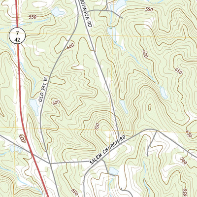 United States Geological Survey Culloden, GA (2020, 24000-Scale) digital map