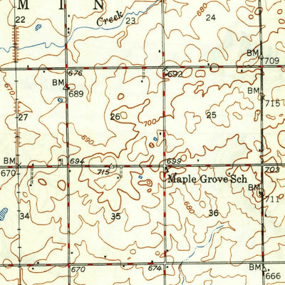 United States Geological Survey Cullom, IL (1949, 62500-Scale) digital map