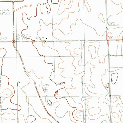 United States Geological Survey Cullom, IL (1983, 24000-Scale) digital map