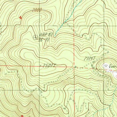 United States Geological Survey Culp Creek, OR (1986, 24000-Scale) digital map