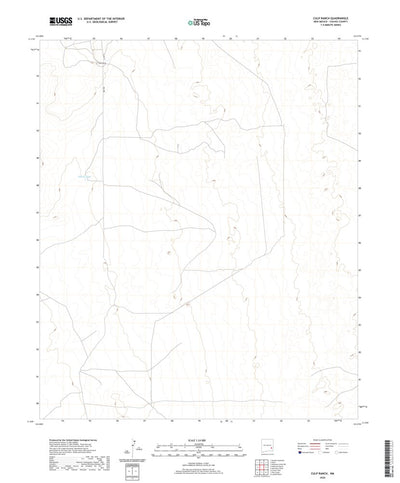 United States Geological Survey Culp Ranch, NM (2020, 24000-Scale) digital map