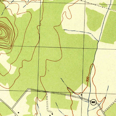 United States Geological Survey Culpeper East, VA (1944, 31680-Scale) digital map