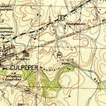 United States Geological Survey Culpeper East, VA (1944, 31680-Scale) digital map