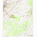 United States Geological Survey Culpeper East, VA (1973, 24000-Scale) digital map