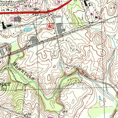 United States Geological Survey Culpeper East, VA (1994, 24000-Scale) digital map