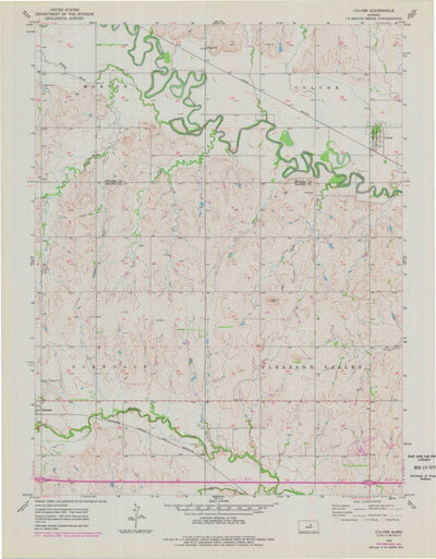United States Geological Survey Culver, KS (1955, 24000-Scale) digital map