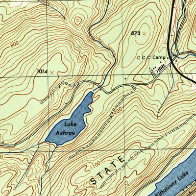 United States Geological Survey Culvers Gap, NJ-PA (1943, 31680-Scale) digital map