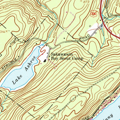 United States Geological Survey Culvers Gap, NJ-PA (1954, 24000-Scale) digital map