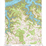United States Geological Survey Cumberland City, KY (1978, 24000-Scale) digital map