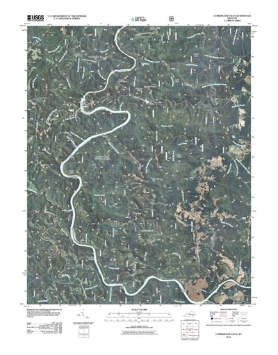United States Geological Survey Cumberland Falls, KY (2010, 24000-Scale) digital map
