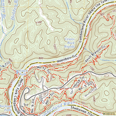 United States Geological Survey Cumberland Falls, KY (2022, 24000-Scale) digital map