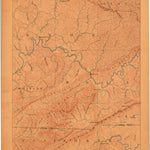 United States Geological Survey Cumberland Gap, KY-TN-VA (1888, 125000-Scale) digital map
