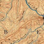 United States Geological Survey Cumberland Gap, KY-TN-VA (1891, 125000-Scale) digital map