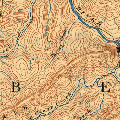 United States Geological Survey Cumberland Gap, KY-TN-VA (1891, 125000-Scale) digital map