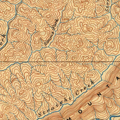United States Geological Survey Cumberland Gap, KY-TN-VA (1891, 125000-Scale) digital map