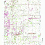 United States Geological Survey Cumberland, IN (1962, 24000-Scale) digital map