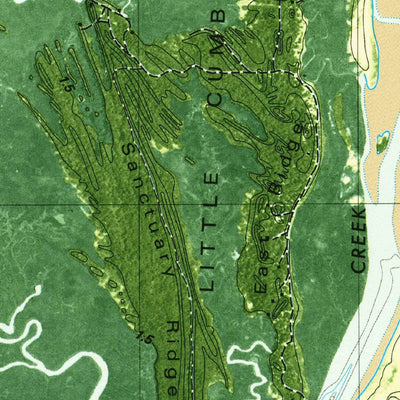 United States Geological Survey Cumberland Island North, GA (1979, 24000-Scale) digital map