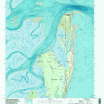 United States Geological Survey Cumberland Island North, GA (1993, 24000-Scale) digital map