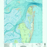 United States Geological Survey Cumberland Island North, GA (1998, 24000-Scale) digital map
