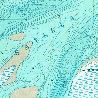 United States Geological Survey Cumberland Island North, GA (1998, 24000-Scale) digital map