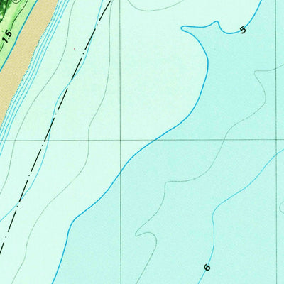United States Geological Survey Cumberland Island South, GA (1979, 24000-Scale) digital map
