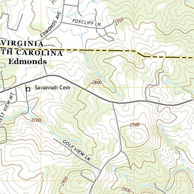 United States Geological Survey Cumberland Knob, NC (2019, 24000-Scale) digital map