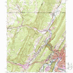 United States Geological Survey Cumberland, MD-PA-WV (1949, 24000-Scale) digital map