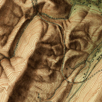United States Geological Survey Cumberland, MD-PA-WV (1951, 24000-Scale) digital map