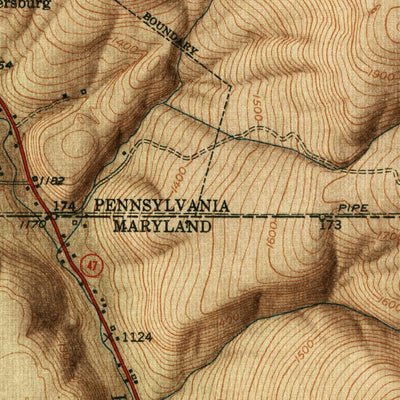 Cumberland, MD-PA-WV (1951, 24000-Scale) Preview 3