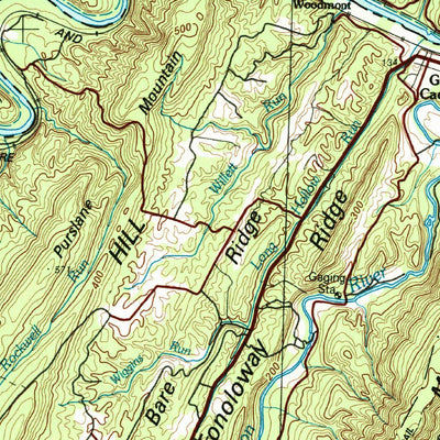 United States Geological Survey Cumberland, MD-PA-WV (1981, 100000-Scale) digital map