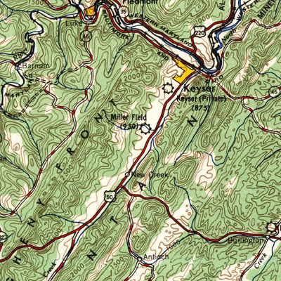 United States Geological Survey Cumberland, MD-WV-PA-VA (1948, 250000-Scale) digital map