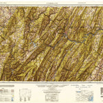 United States Geological Survey Cumberland, MD-WV-PA-VA (1952, 250000-Scale) digital map