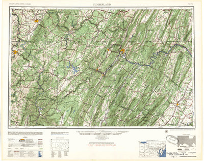 United States Geological Survey Cumberland, MD-WV-PA-VA (1957, 250000-Scale) digital map