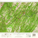 United States Geological Survey Cumberland, MD-WV-PA-VA (1962, 250000-Scale) digital map