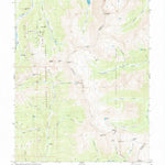 United States Geological Survey Cumberland Pass, CO (1982, 24000-Scale) digital map