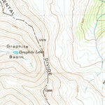 United States Geological Survey Cumberland Pass, CO (1982, 24000-Scale) digital map