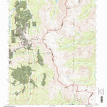 United States Geological Survey Cumberland Pass, CO (1994, 24000-Scale) digital map