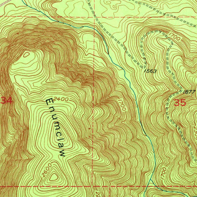 United States Geological Survey Cumberland, WA (1953, 24000-Scale) digital map